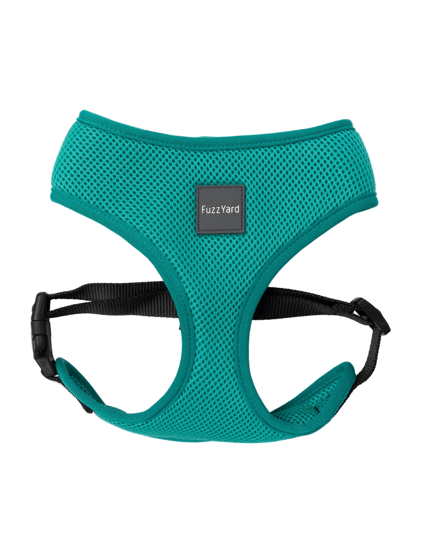 Fuzzyard Plain Dog Harness - Adjustable & Comfortable Pet Vest for Small to Large Dogs (5 Sizes, Lagoon Blue) - Perfect for Walking, Training & Outdoor Adventures
