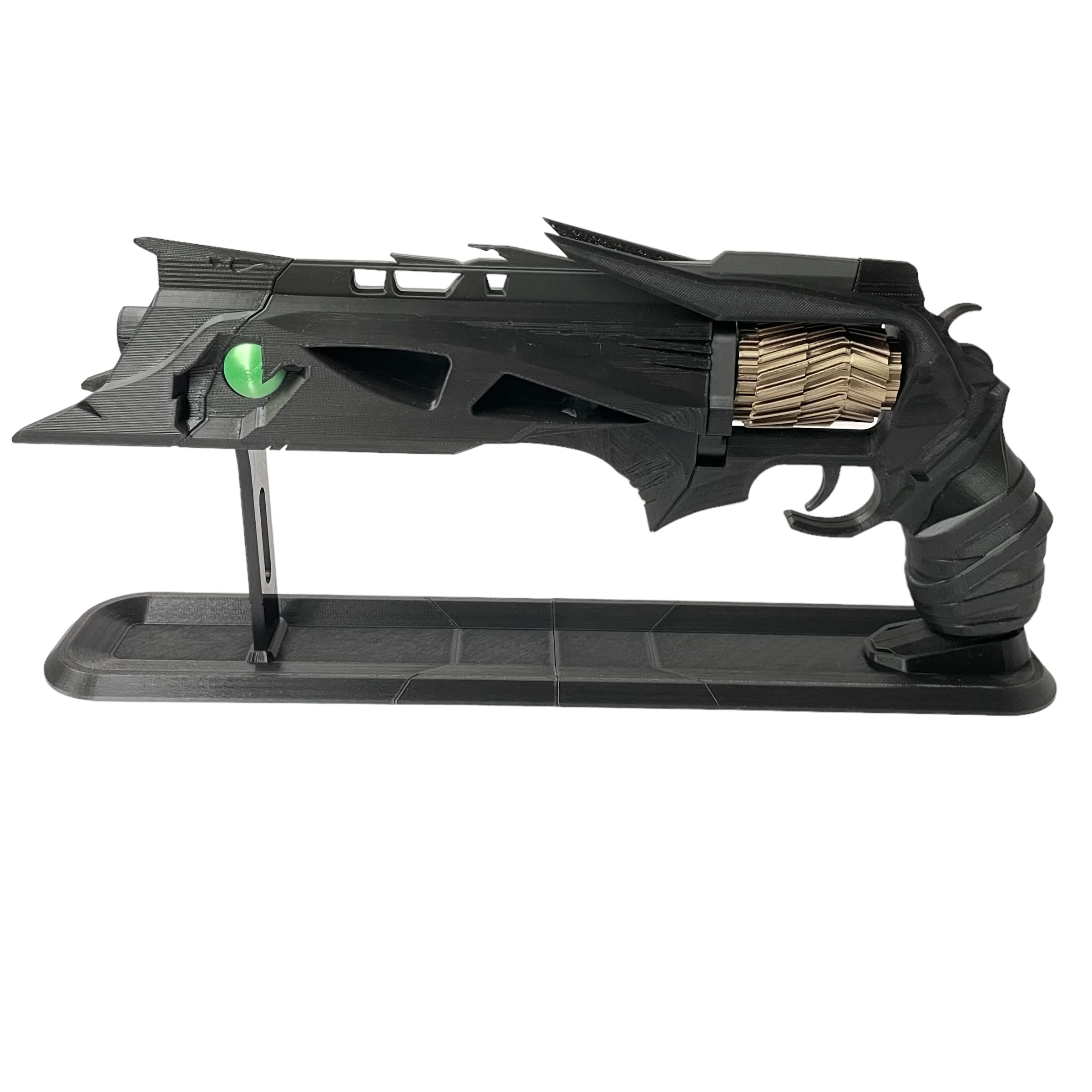Thorn Hand Cannon Replica - Fully Assembled with Display Stand | Perfect for Cosplay, Gaming Collectibles & Home Decor