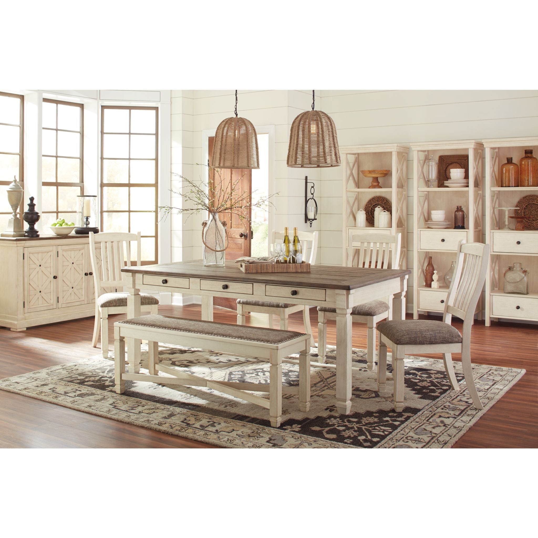 Bolanburg Two-Tone Side Chair (D647 01S) - Modern Dining Room & Office Accent Chair for Home Decor