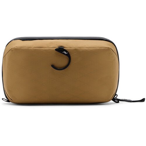 Peak Design Wash Pouch Coyote - Waterproof Travel Toiletry Bag for Men & Women - Perfect for Camping, Hiking, and Daily Use