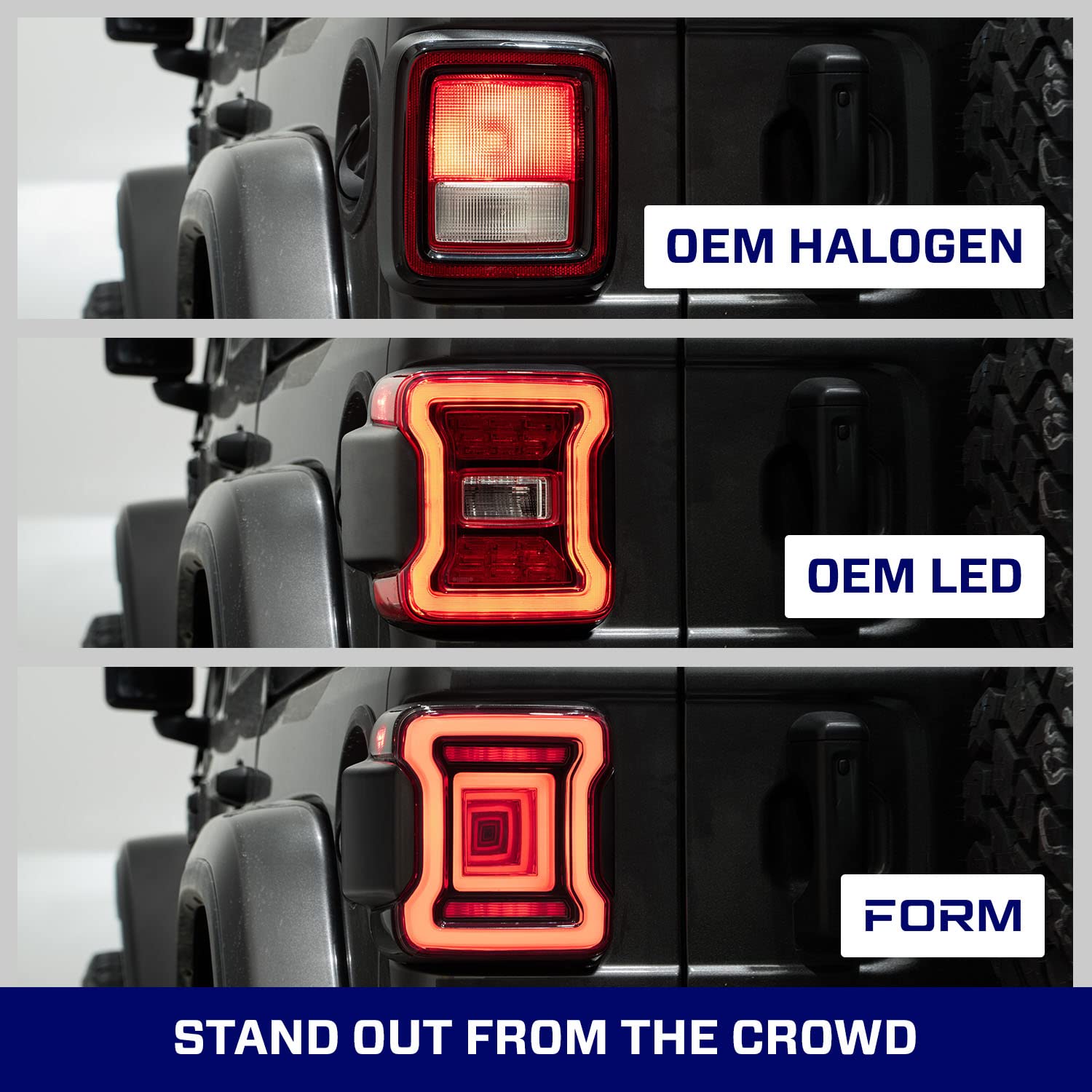 Sequential LED Tail Lights for Jeep Wrangler JL (2018-2025) - Smoked Lens, Plug & Play Installation - Perfect for Off-Roading & Night Driving (Pair)