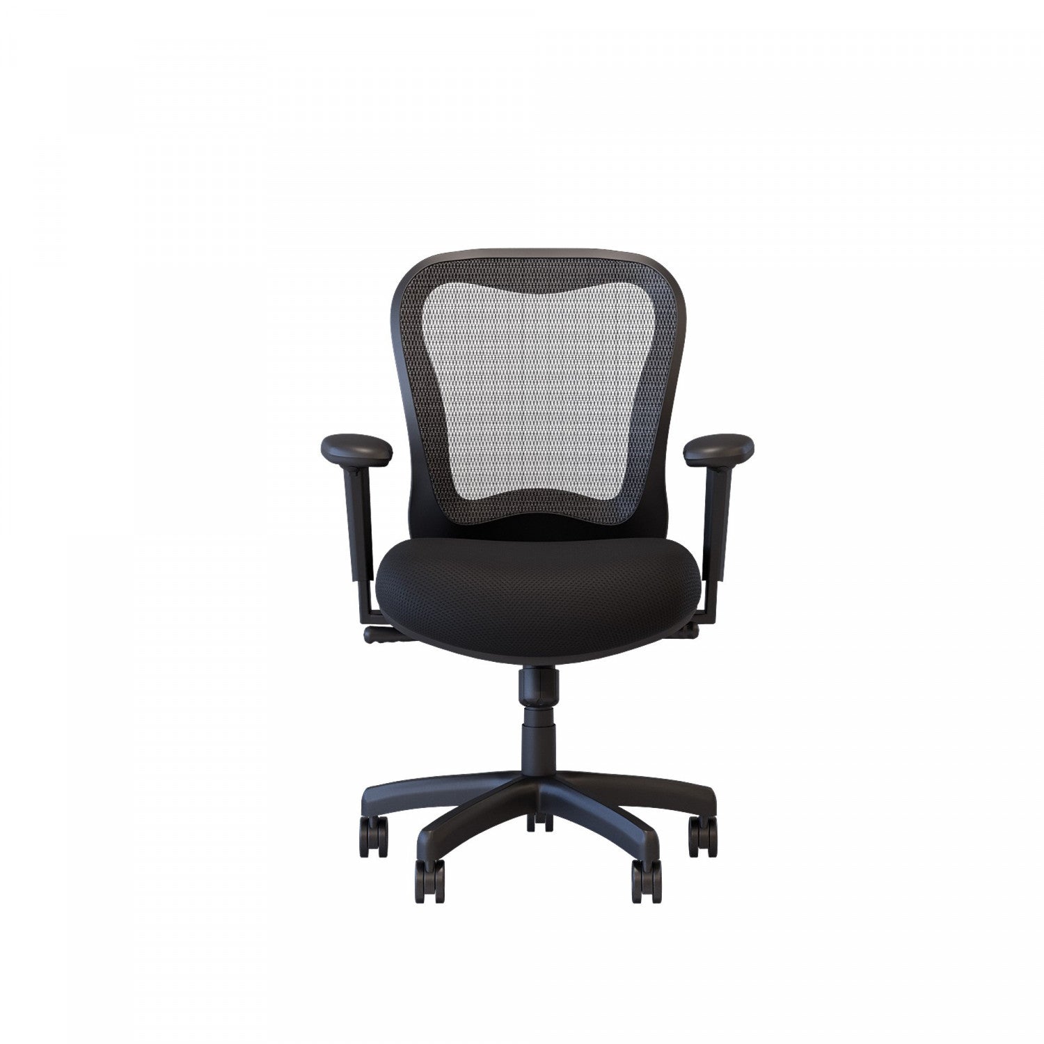 Ergonomic Elijah Office Chair - Black Mesh Back Adjustable Swivel Task Chair for Home & Office Workspace - Perfect for Long Hours of Sitting & Computer Work