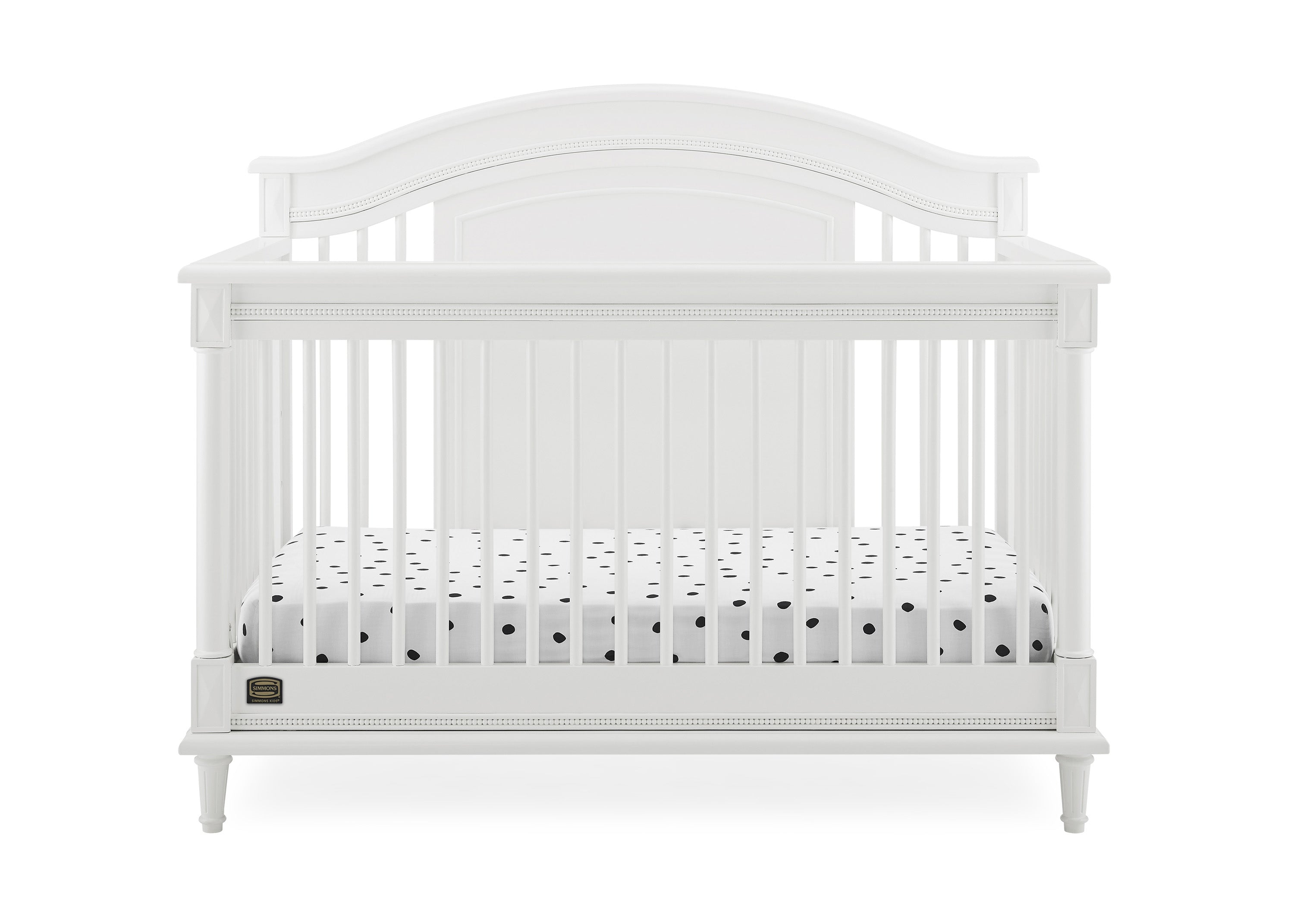 Juliette 6-in-1 Convertible Crib - Baby Crib to Toddler Bed, Daybed & Full Size Bed - Safe Nursery Furniture for Boys & Girls - Perfect for Newborns, Infants & Growing Kids