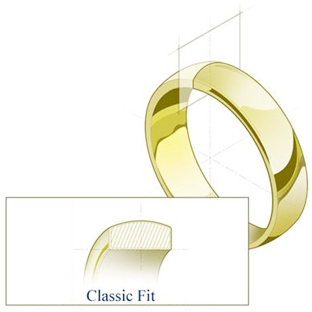 14K Solid Gold Wedding Bands for Women & Men - Classic Comfort Fit Rings for Engagement, Anniversary & Couple Jewelry - Perfect Gift for Brides, Grooms & Partners