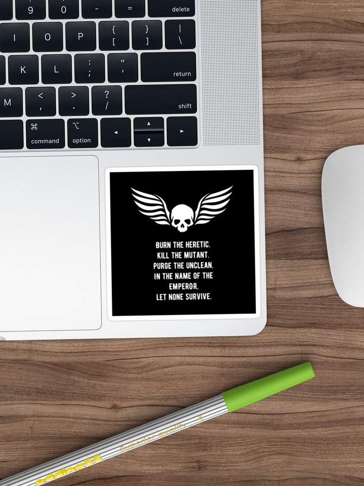 3 Pack Funny 'None Survive' Wargaming Meme Vinyl Stickers - Durable Decals for Laptop, Phone, Car, Guitar & Fridge - Perfect for Gamers, Military Enthusiasts & Humor Lovers