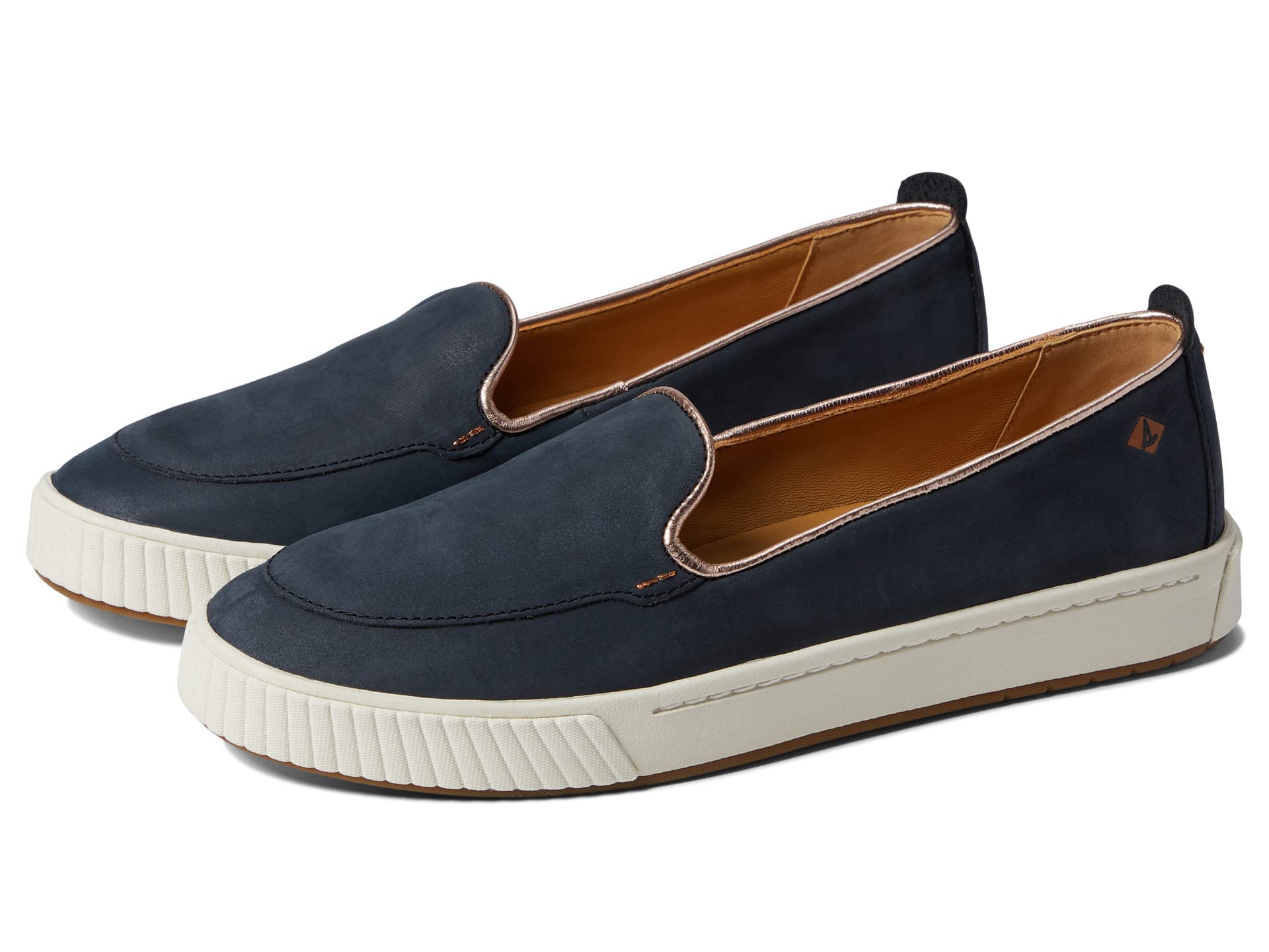 Sperry Women's Anchor Plushwave Slip-On Boat Shoes - Comfortable Waterproof Deck Shoes for Sailing, Walking & Casual Wear