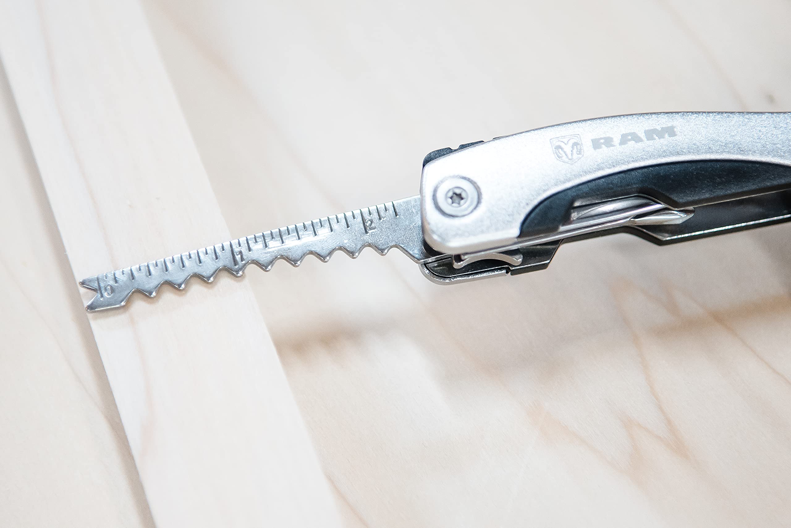 Ram Trucks 9pc Stainless Steel Multi Tool Set - Durable Camping, Hiking & Outdoor Adventure Essential
