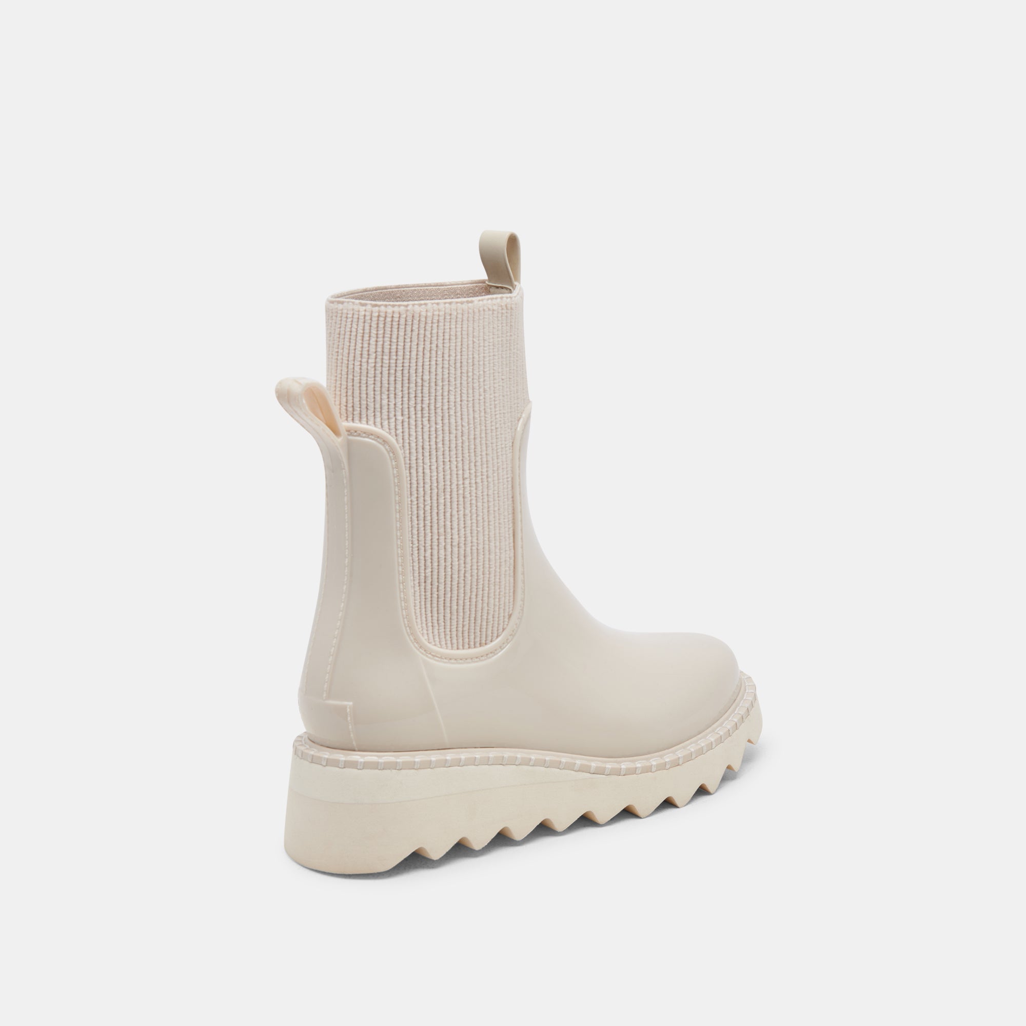 Tropic H2O Waterproof Rain Boots for Women - Ivory Patent Leather Style by Stella - Perfect for Gardening, Walking in Rain, and Outdoor Adventures