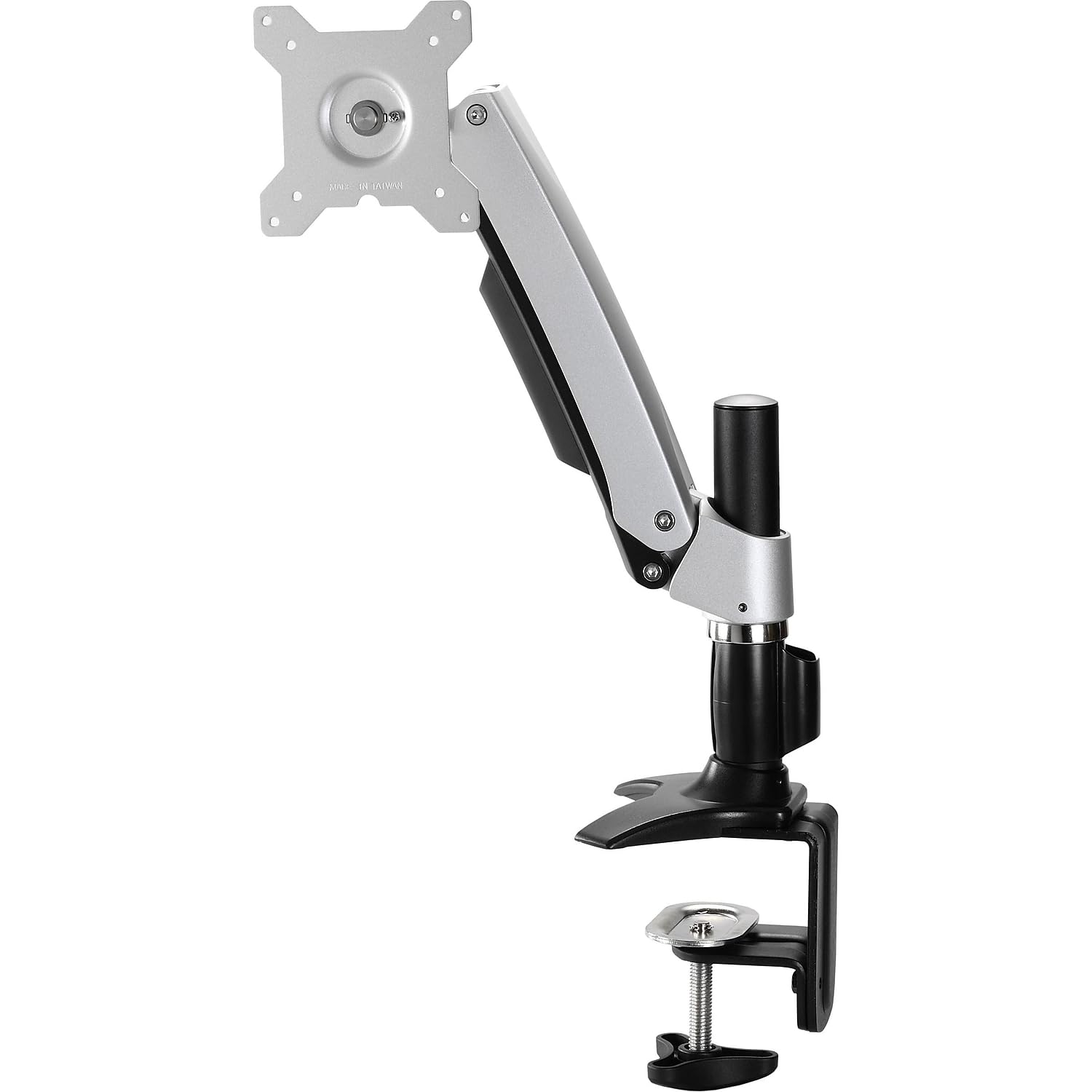AMR1AC Single Articulating Monitor Arm Mount - Heavy Duty Desk Clamp for 13-24 inch LCD/LED Screens | Ergonomic VESA 75x75/100x100 Mount | Perfect for Home Office, Gaming & Workstation Setup