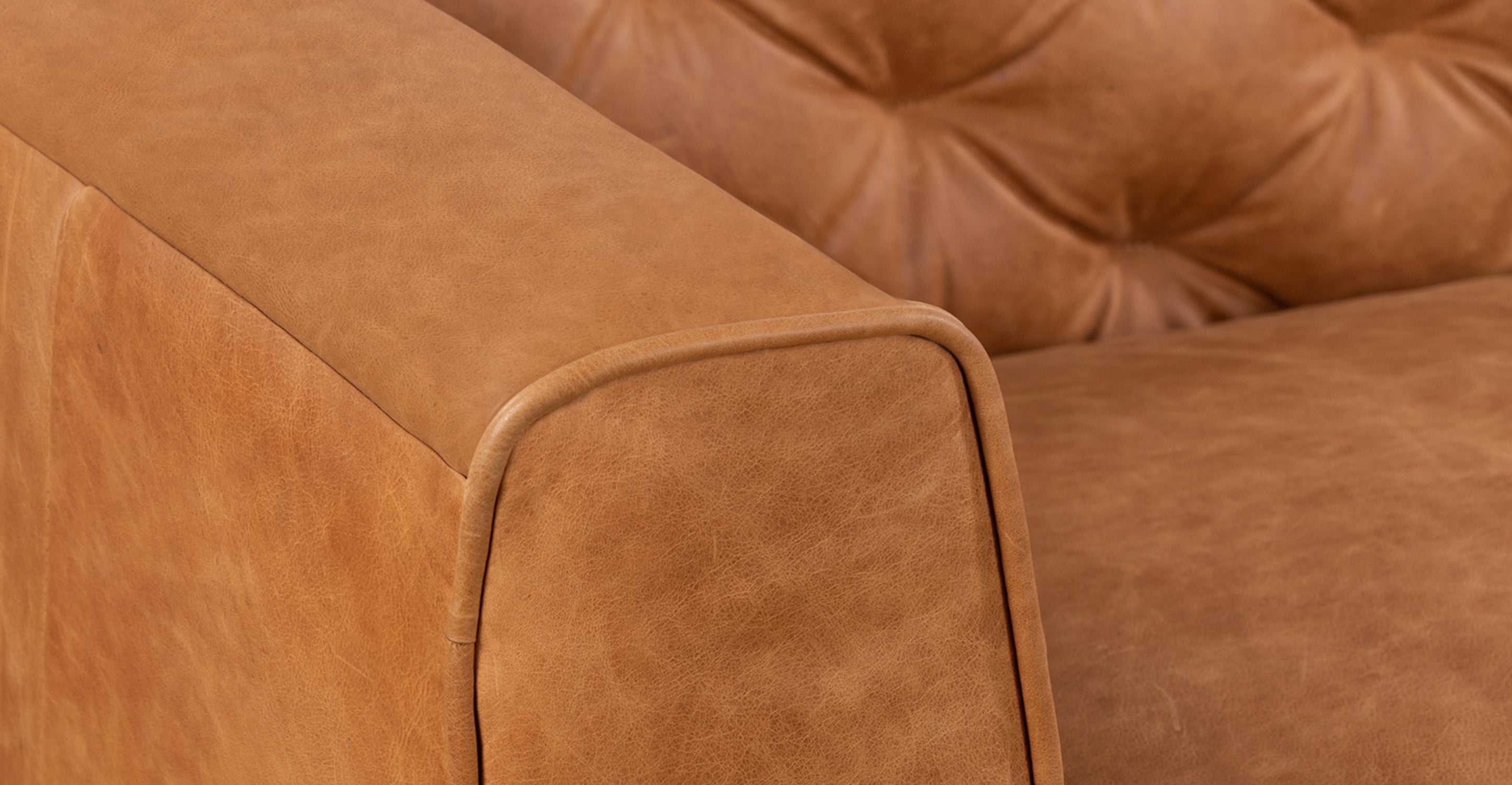 Essex 74 Apartment Sofa - Modern Comfortable Small Space Couch for Living Room, Studio & Dorm | Compact Design with Soft Fabric & Sturdy Frame