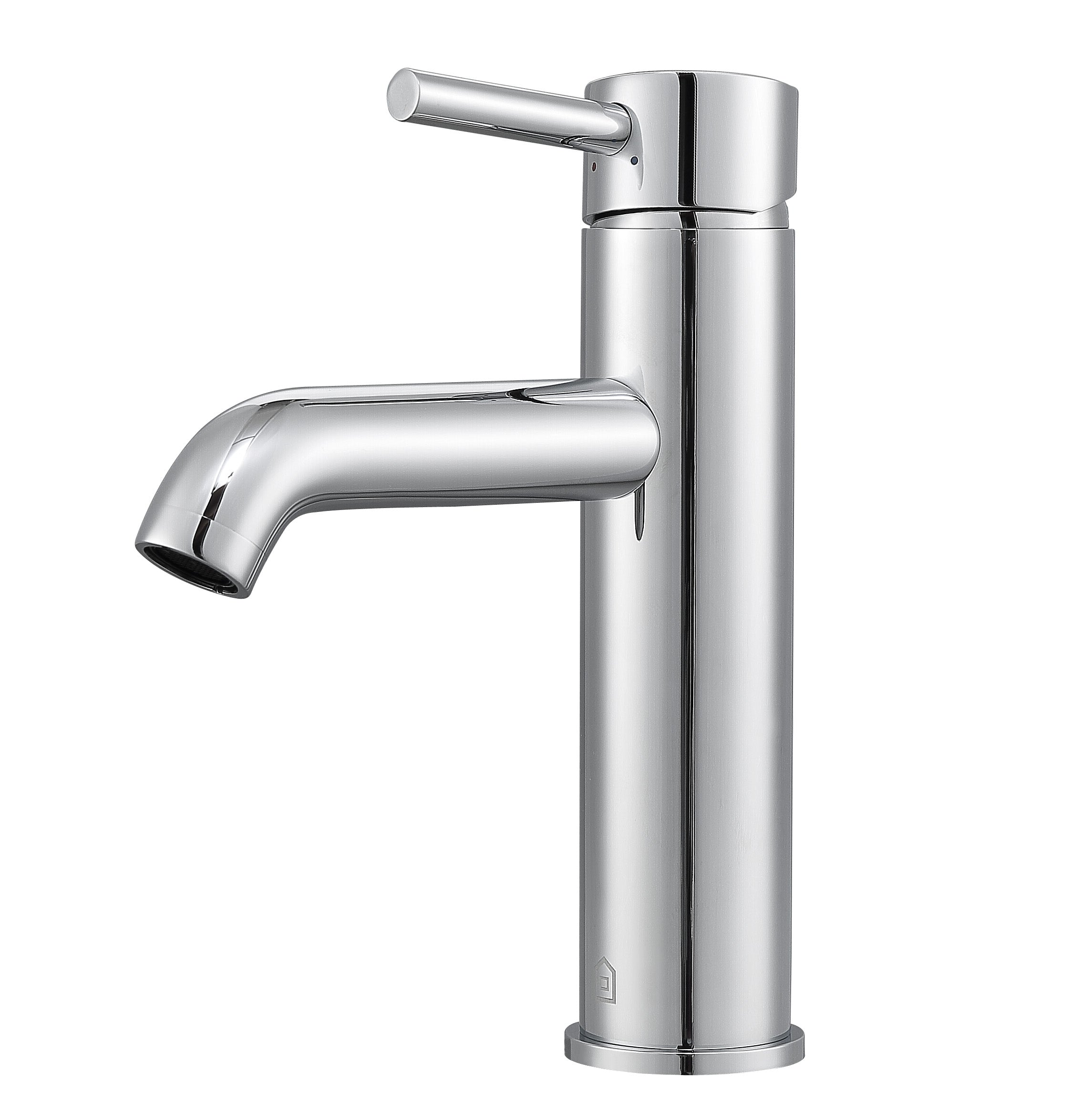 Argenta Single Lever Bathroom Faucet - Modern Chrome Bath Sink Faucet for Vanity, Powder Room & Guest Bath - Easy Installation & Durable Design