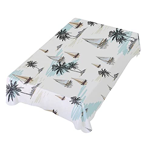 X Palm Trees Sailboat