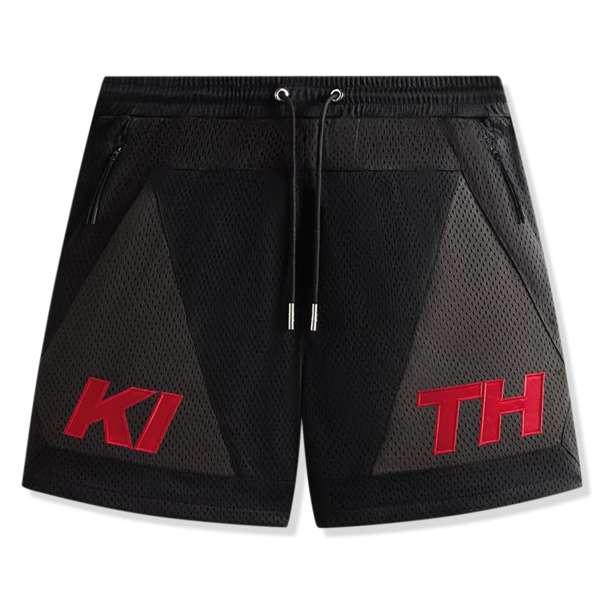 Kith Mesh Turbo Shorts for Men - Lightweight Breathable Running Shorts with Pockets - Perfect for Gym, Jogging & Summer Workouts - Black