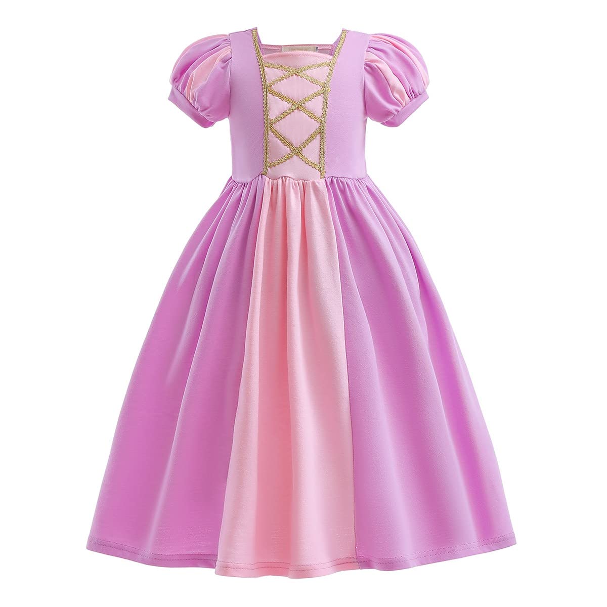 **Cotton Princess Dress for Girls - Elegant Halloween Costume, Carnival, Christmas, Birthday & Pageant Party Outfit - Perfect for Dress-Up, Cosplay & Special Occasions**