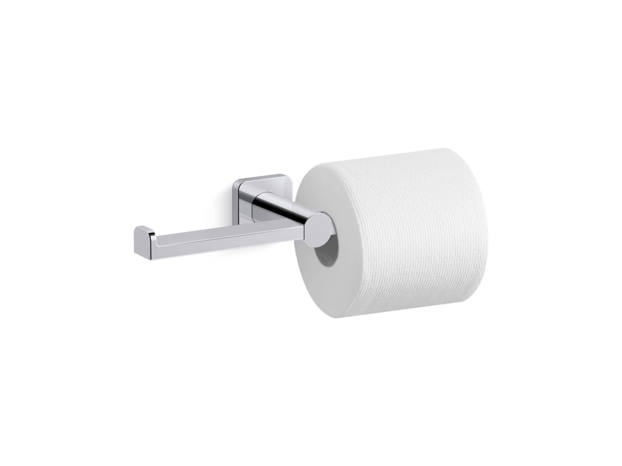 Parallel Double Toilet Paper Holder - Wall Mounted Bathroom Tissue Dispenser with Sturdy Metal Construction for Home & Commercial Use | Perfect for Bathrooms, Restrooms, and Powder Rooms