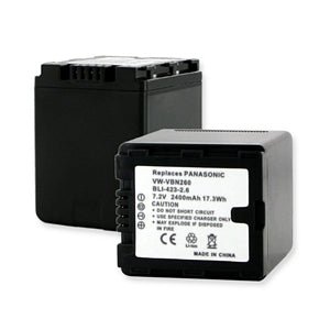 Panasonic VW-VBN260 Replacement Battery for Camcorders - Long Lasting Power for Travel, Vlogging & Outdoor Adventures