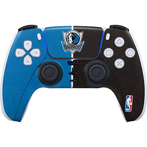 Officially Licensed NBA Dallas Mavericks Gaming Skin Decal for PS5 Controller - Custom Protective Cover with Premium Canvas Design - Perfect for Gamers & Sports Fans