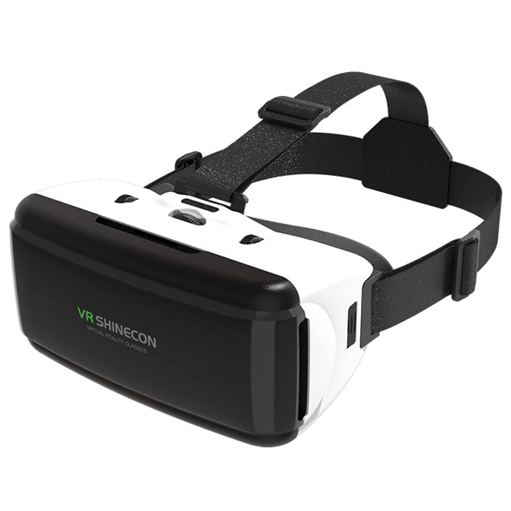 Herklotzn VR Virtual Reality 3D Stereo Glasses Box for Cardboard Headset - Compatible with iOS & Android (G06) - Perfect for Gaming, Movies & Virtual Tours