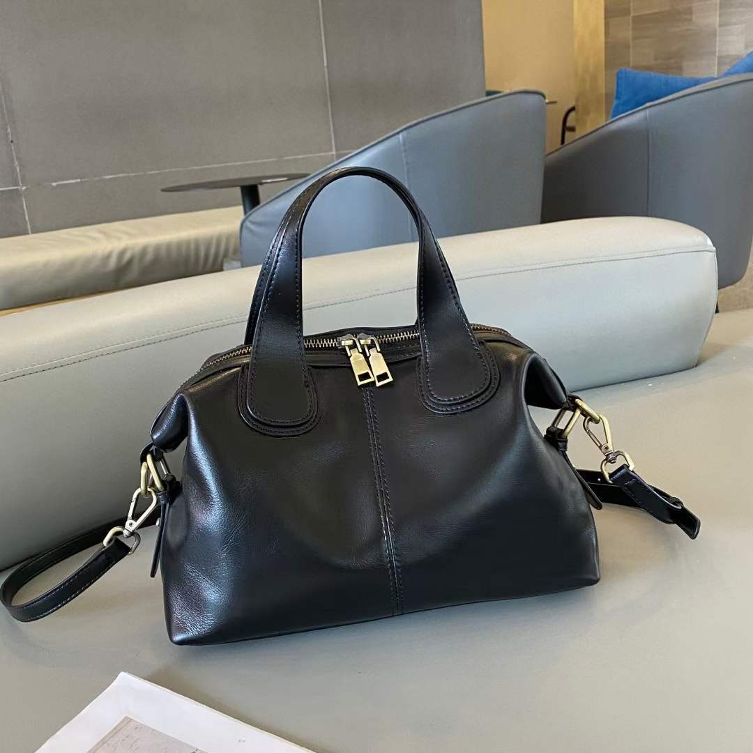 Stylish Genuine Leather Tote Bag for Women - Professional Work Bag with Multiple Pockets - Perfect for Office, Business Meetings & Daily Commute