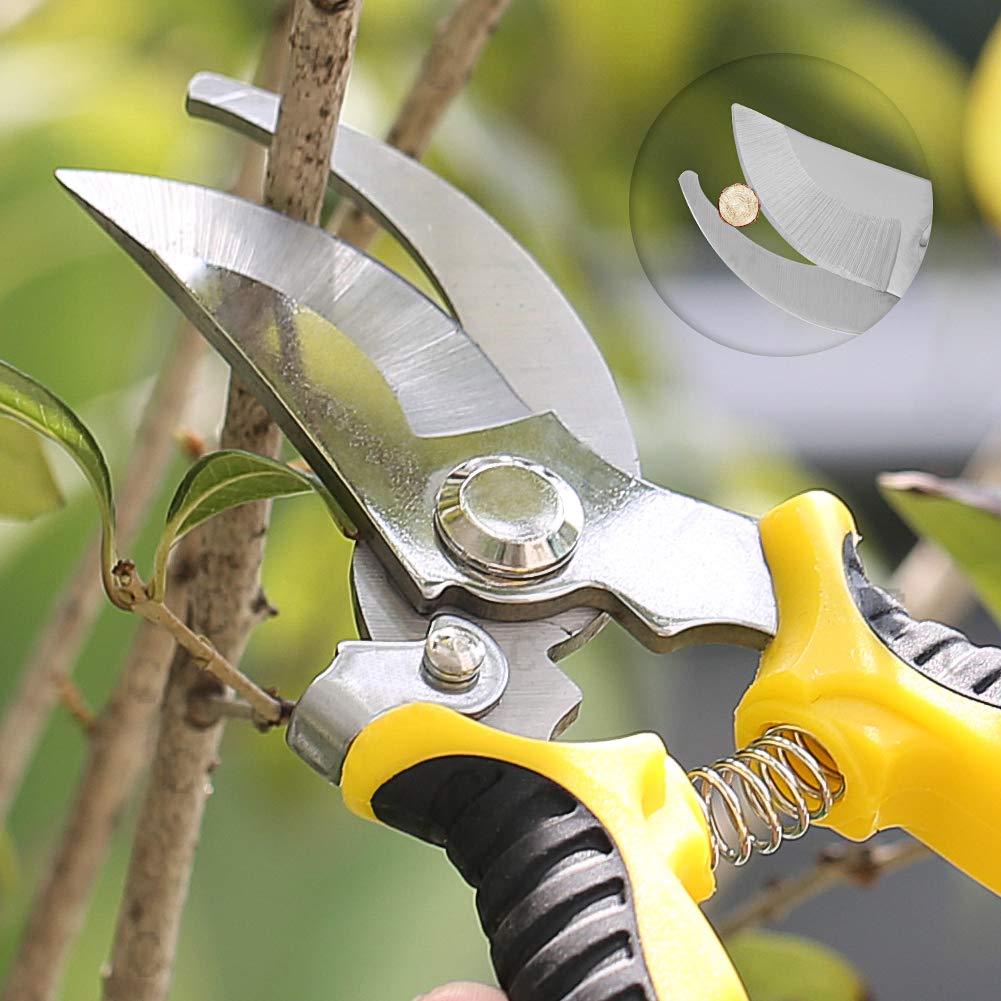 32-Piece Garden Tools Set with Durable Storage Tote Bag - Non-Slip Handle Gardening Hand Tools & Pruning Shears - Perfect Gardening Supplies Gift for Men & Women - Ideal for Home Gardening, Landscaping, and Outdoor Planting