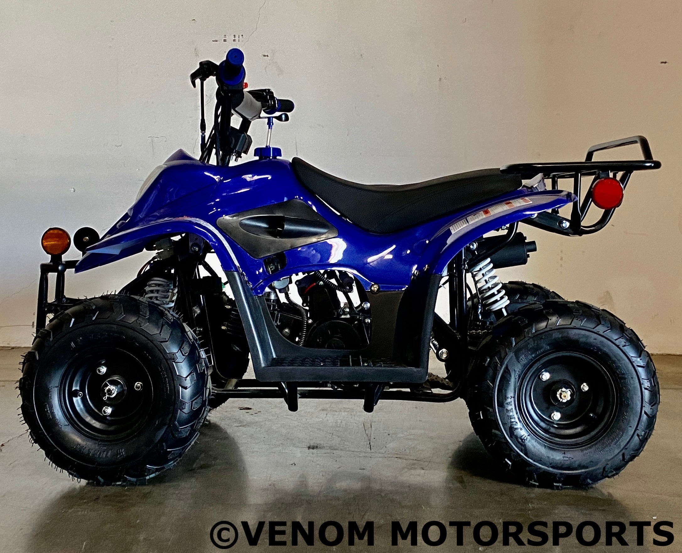 Venom Moccasin 110cc ATV - Fully Automatic Gas-Powered Quad Bike for Adults & Teens - Perfect for Off-Road Trail Riding, Farm Work & Backyard Fun