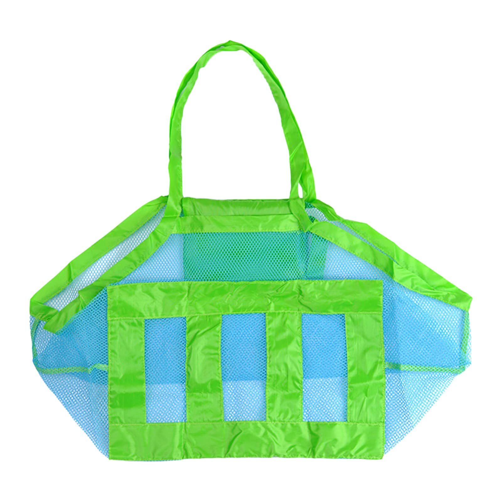 **Sobeikre Large Mesh Beach Bag - Waterproof Tote Backpack for Outdoor Travel, Kids Toys, Towels & Sand Storage - Perfect for Beach, Pool, Dorm & Camping (Blue, One Size)**