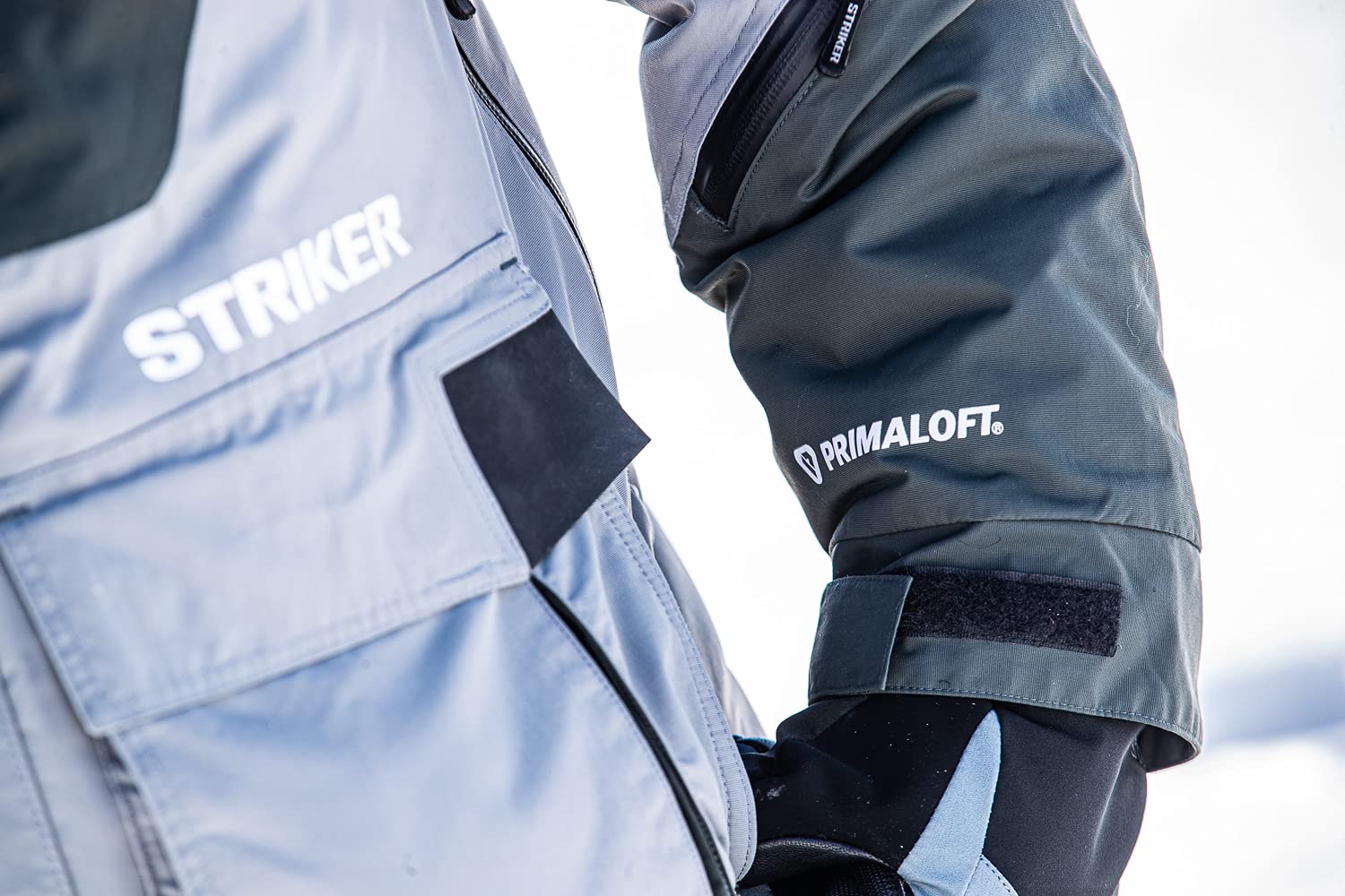 Striker Men's Apex Lightweight Insulated Ice Fishing Jacket - Waterproof, Breathable with Sureflote Flotation Technology - Perfect for Winter Fishing, Hunting & Outdoor Adventures