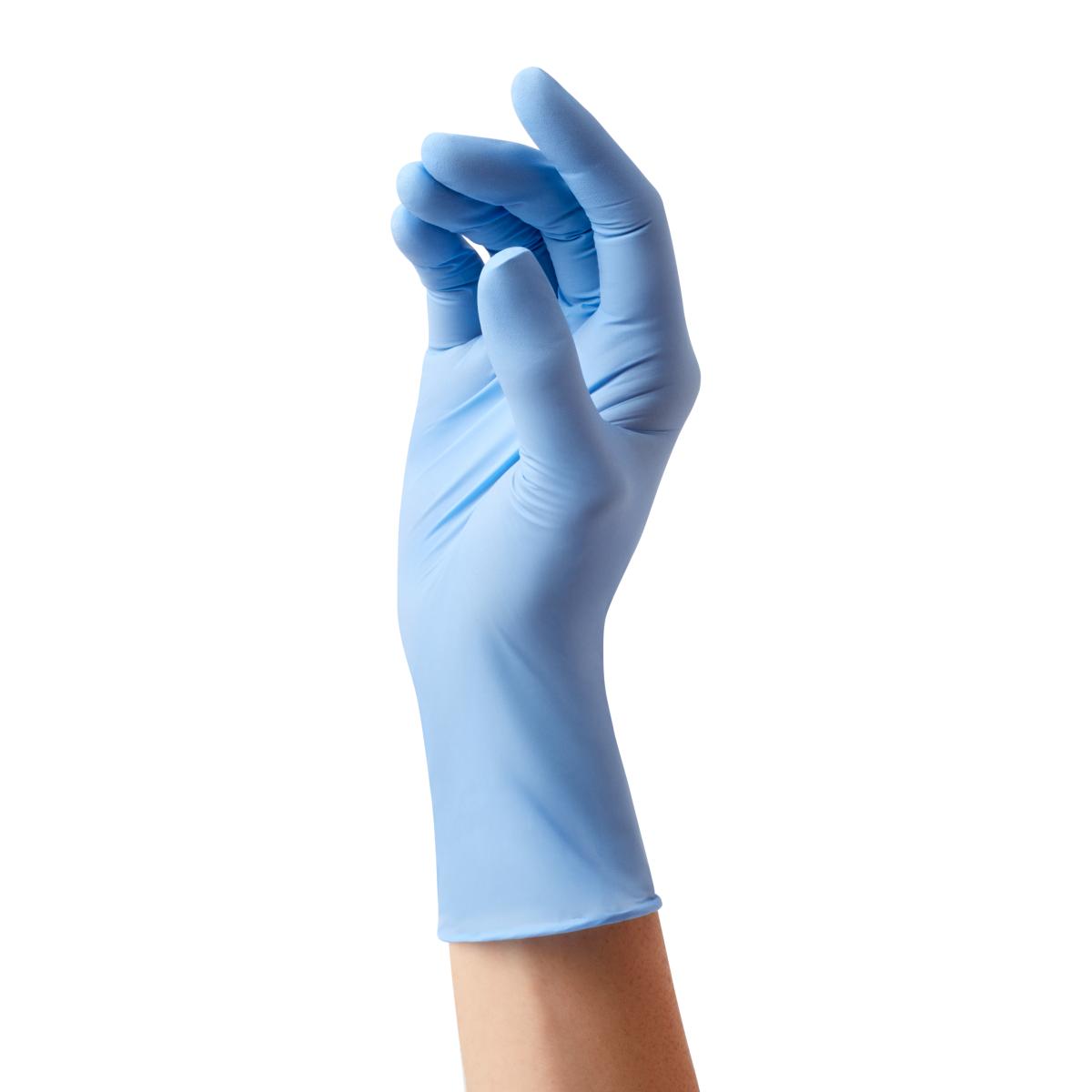 SensiCare Powder-Free Nitrile Exam Gloves - Latex-Free, Disposable Medical Gloves for Healthcare, Tattoo & Food Handling - 100/Box (Medium)