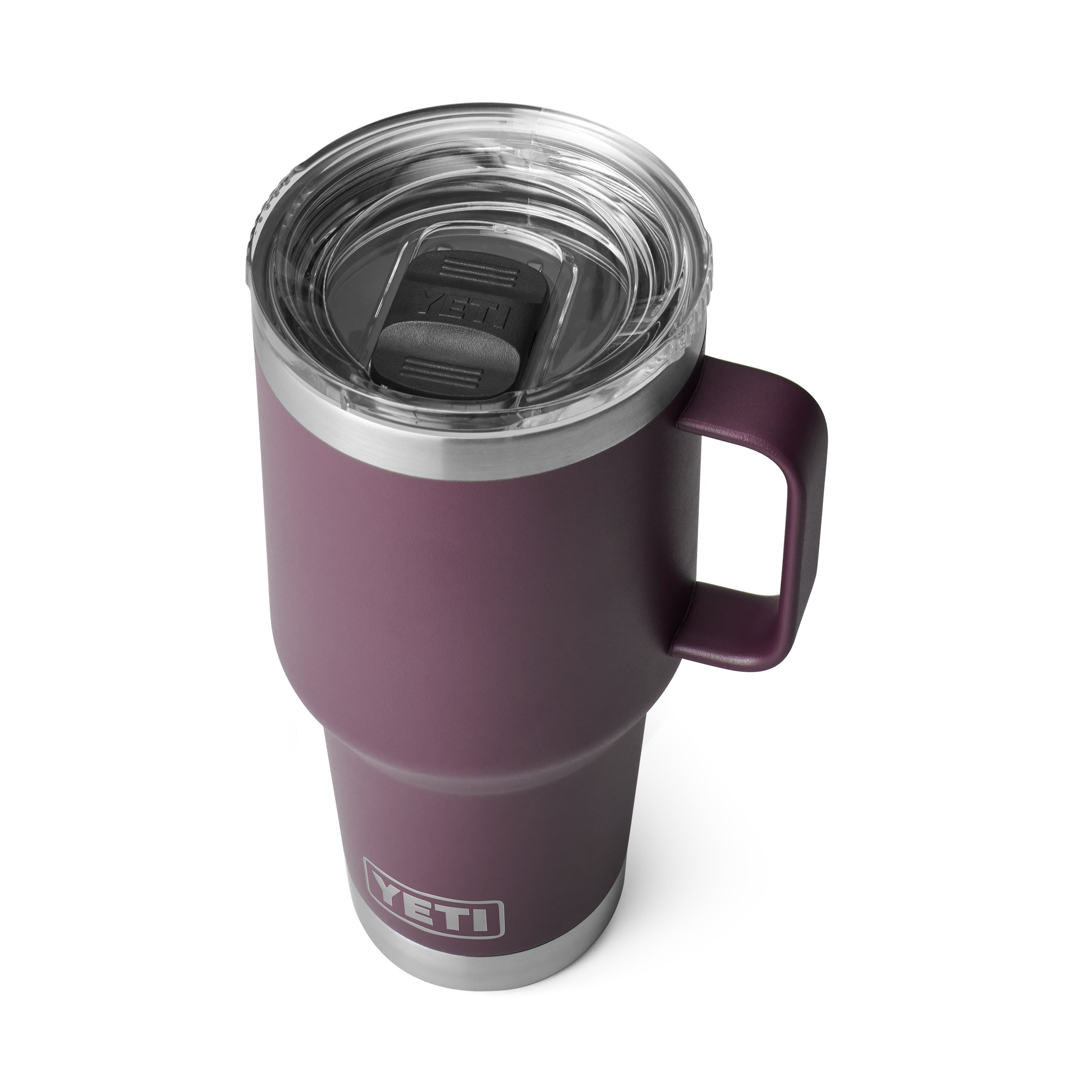 Yeti Rambler 30 oz Stainless Steel Travel Mug with Lid - Nordic Purple - Insulated Tumbler for Hot & Cold Beverages - Perfect for Camping, Hiking, and Commuting