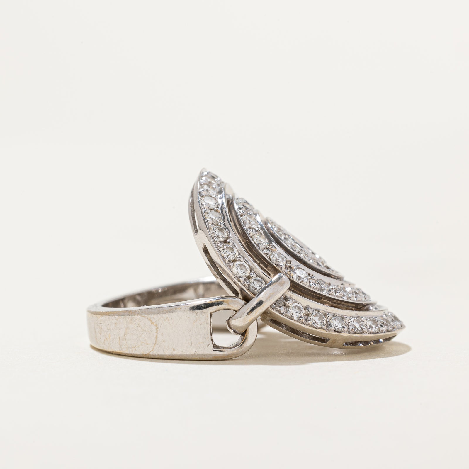 Bvlgari Astrale Cerchi Diamond Ring - 0.94 Carat Total Weight (CTW) | Size 6.75 | Luxury Women's Jewelry for Engagement, Anniversary & Special Occasions