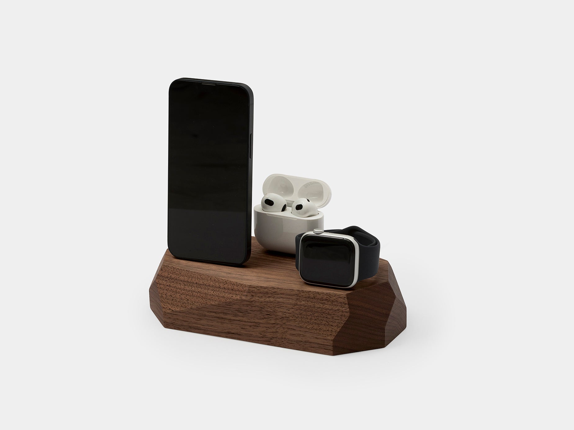 Triple Dock - 3-in-1 Charging Station for iPhone, Android & Apple Watch | Fast Wireless Charger for Home, Office & Travel