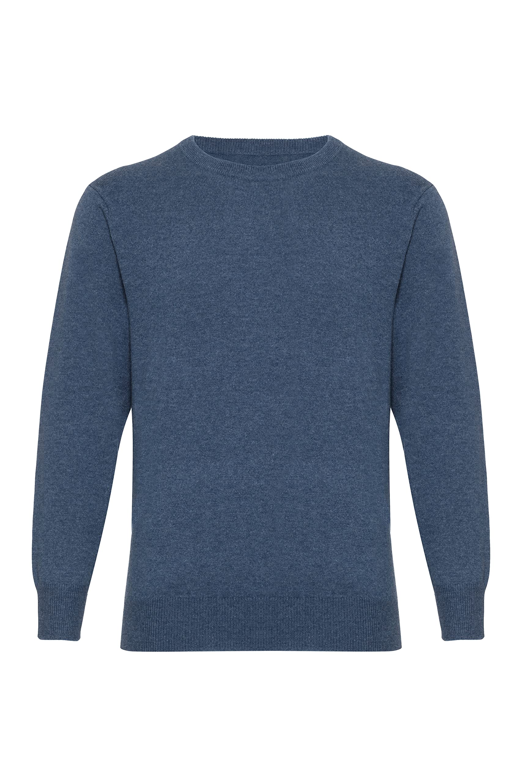 Premium Men's Cashmere Sweater - Soft Round Neck Pullover for Winter, Fall & Layering | Warm & Comfortable Knitwear for Casual, Office & Travel