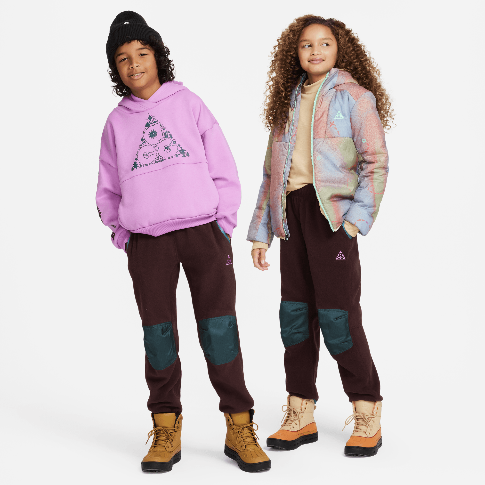 ACG WOLF TREE BIG KIDS PANTS - Waterproof Hiking Pants for Boys & Girls, Outdoor Adventure & Camping Gear