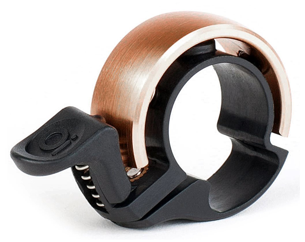 Knog Oi Classic S Bike Bell - Loud & Stylish Bicycle Bell for Road, Mountain & Commuter Bikes - Perfect for Urban Cycling & Outdoor Adventures
