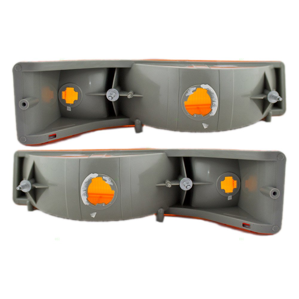 **Replacement Driver & Passenger Park Signal Marker Lights for 1992-1996 Ford F150 Pickup Truck - F5TZ13201AB & F5TZ13200AB Compatible - Perfect for Night Driving & Enhanced Visibility**