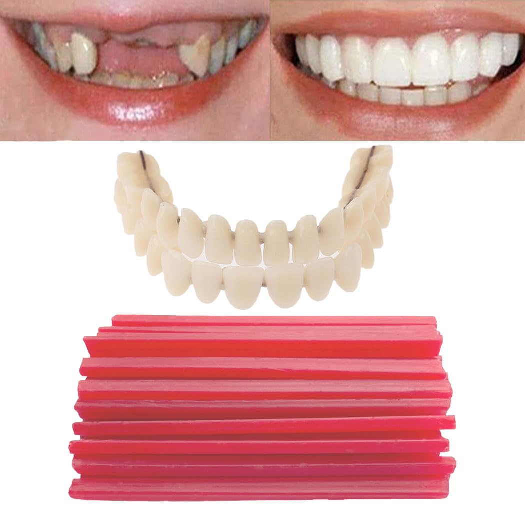 DIY Temporary Tooth Repair Kit for Partial & Full Dentures - Regain Confidence with a Natural Smile | Perfect for Travel, Emergencies & Quick Fixes
