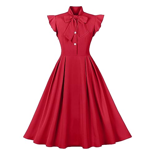 Ruffle Sleeves Red