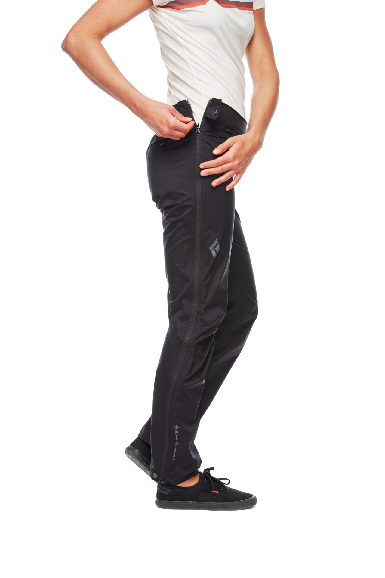 Stormline Stretch Full Zip Waterproof Rain Pants for Women - Lightweight & Breathable Hiking, Fishing & Outdoor Activities Gear