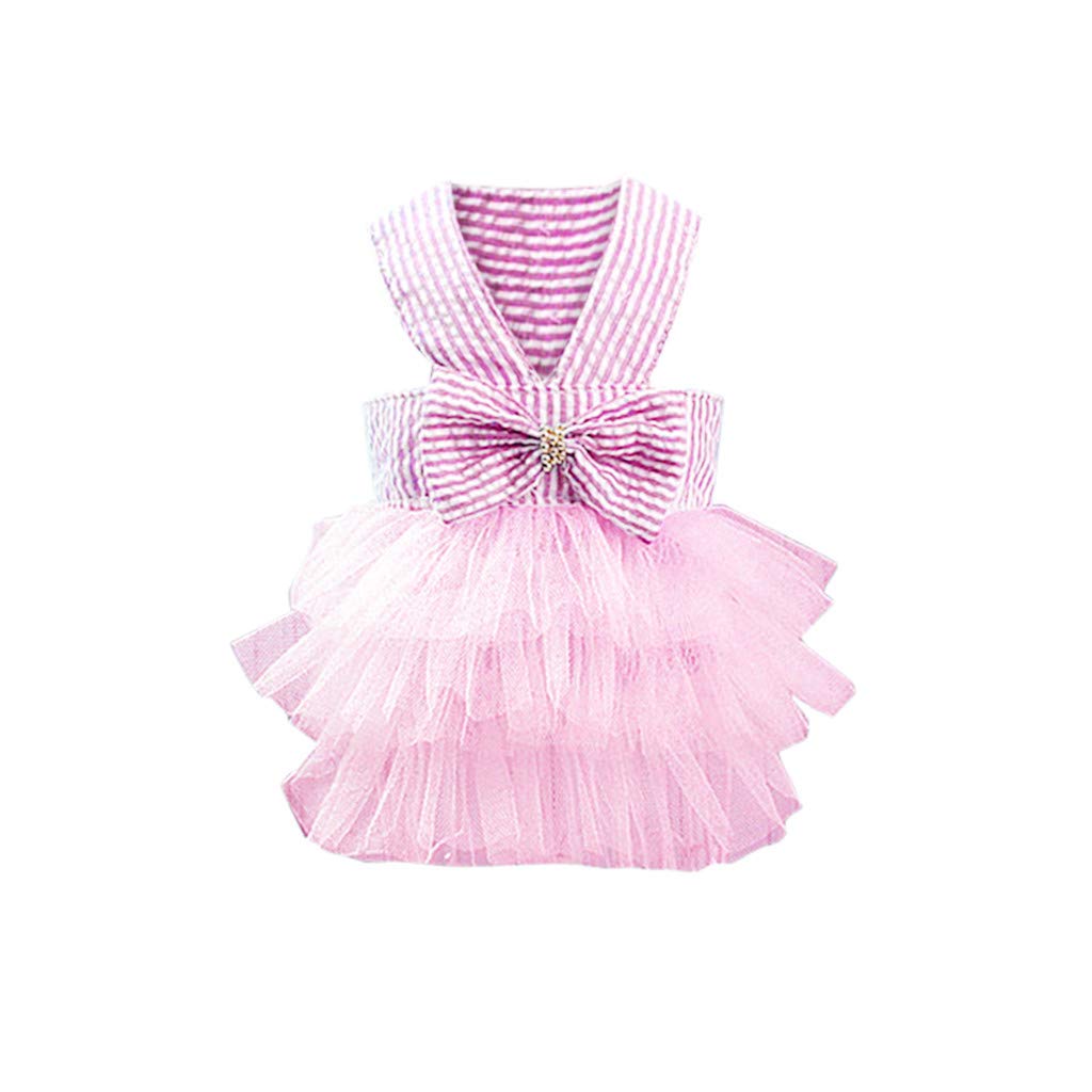 Breathable Striped Dog Shirt - Casual Pet Outfits for Daily Wear