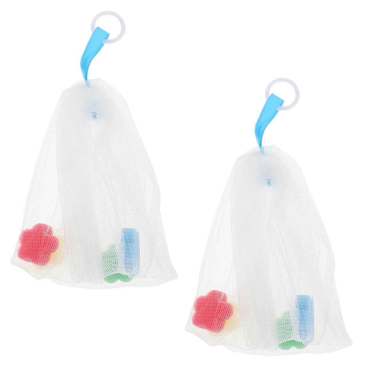 NOLITOY 2-Pack Soap Saver Bags for Face Wash - Reusable Foaming Mesh Pouches for Cleansing & Travel - Perfect for Shower, Travel, and Daily Skincare Routine