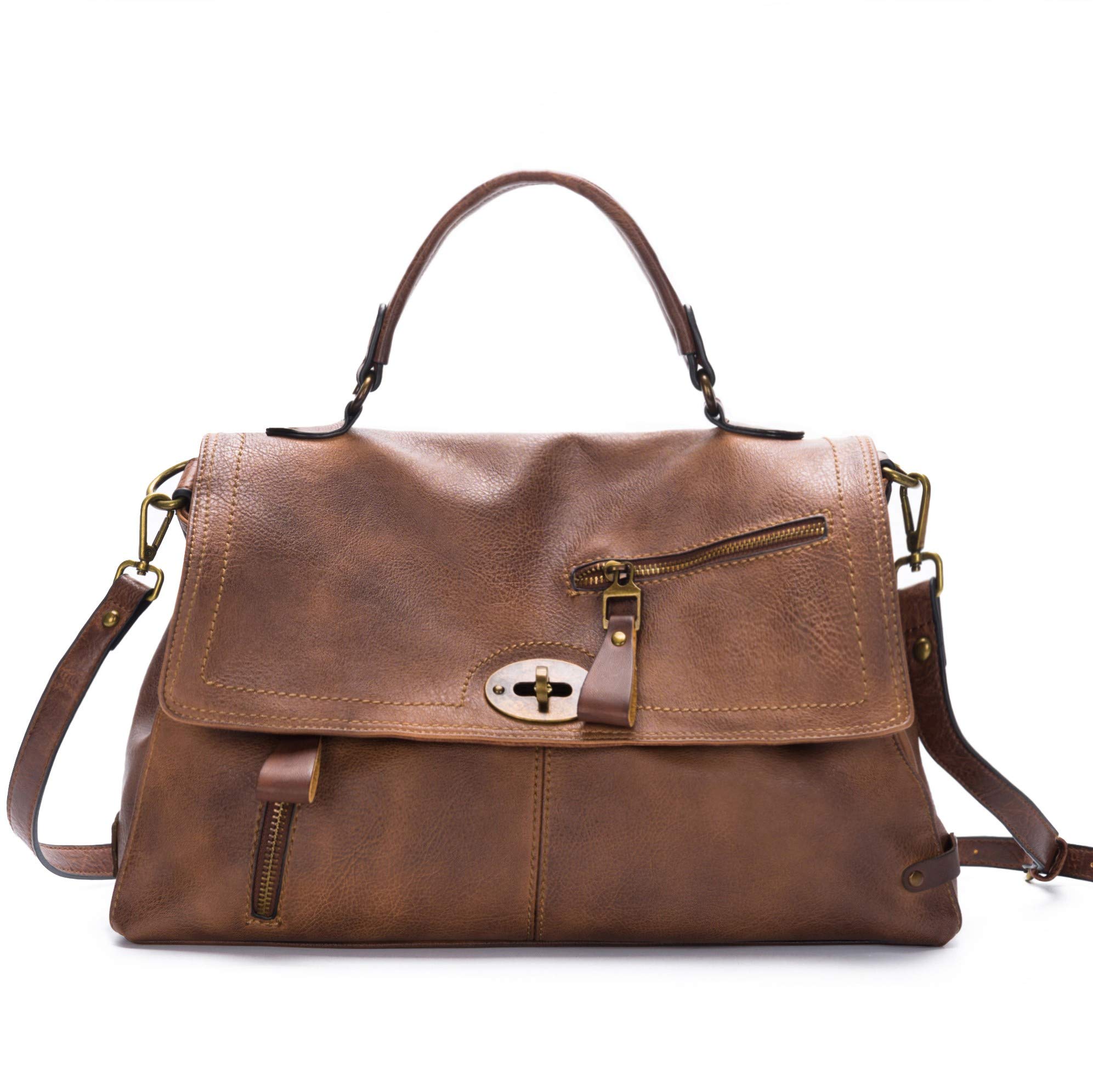 Stylish Women's Leather Crossbody Bag - Fashionable Messenger Hobo Satchel Purse for Daily Use, Work & Travel | Durable & Trendy Handbag