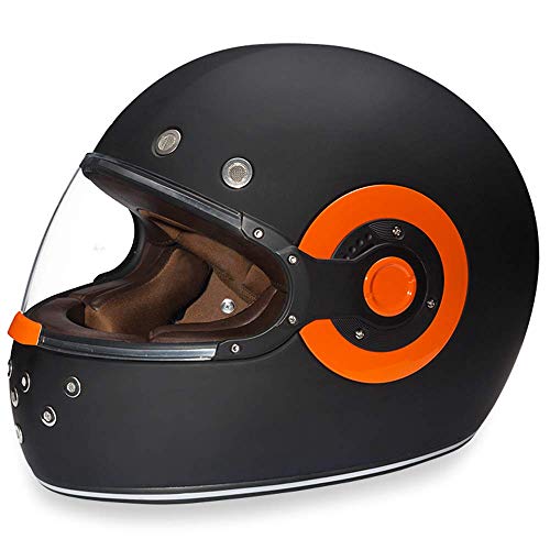 Dull Black, Orange Accents