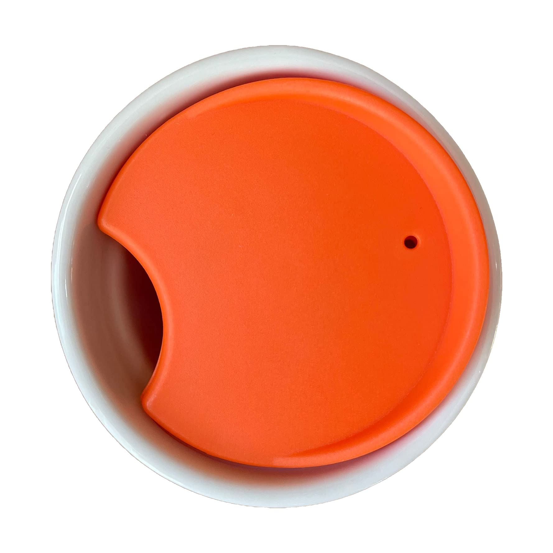 MIE Replacement Lid for Coffee Mug & Tea Cup - Compatible with Starbucks 10oz/12oz/16oz Ceramic Travel Mugs | Tumbler Lid, Mug Lid, Cup Lid | Perfect for Home, Office & Travel Use