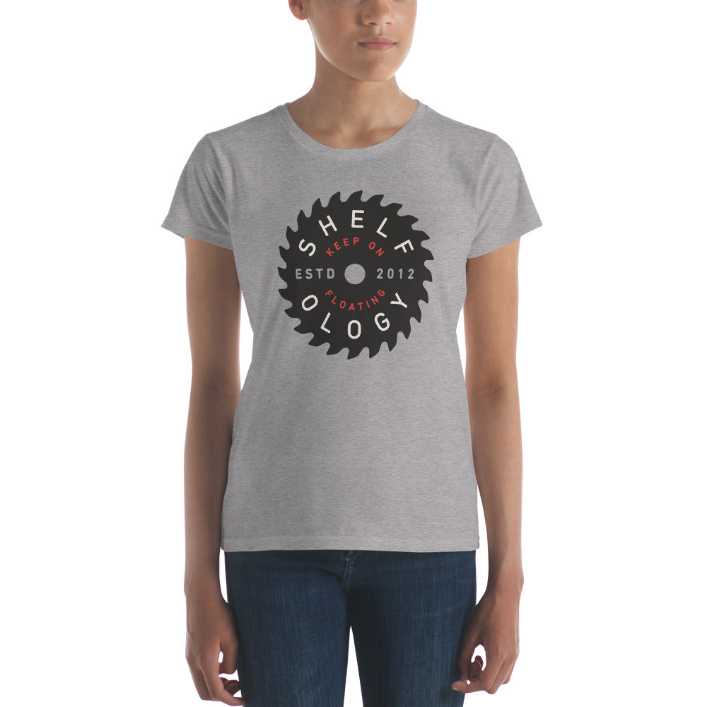 Women's Distressed Rough Sawn T-Shirt - Soft Vintage Style Cotton Tee for Casual Wear & Street Fashion