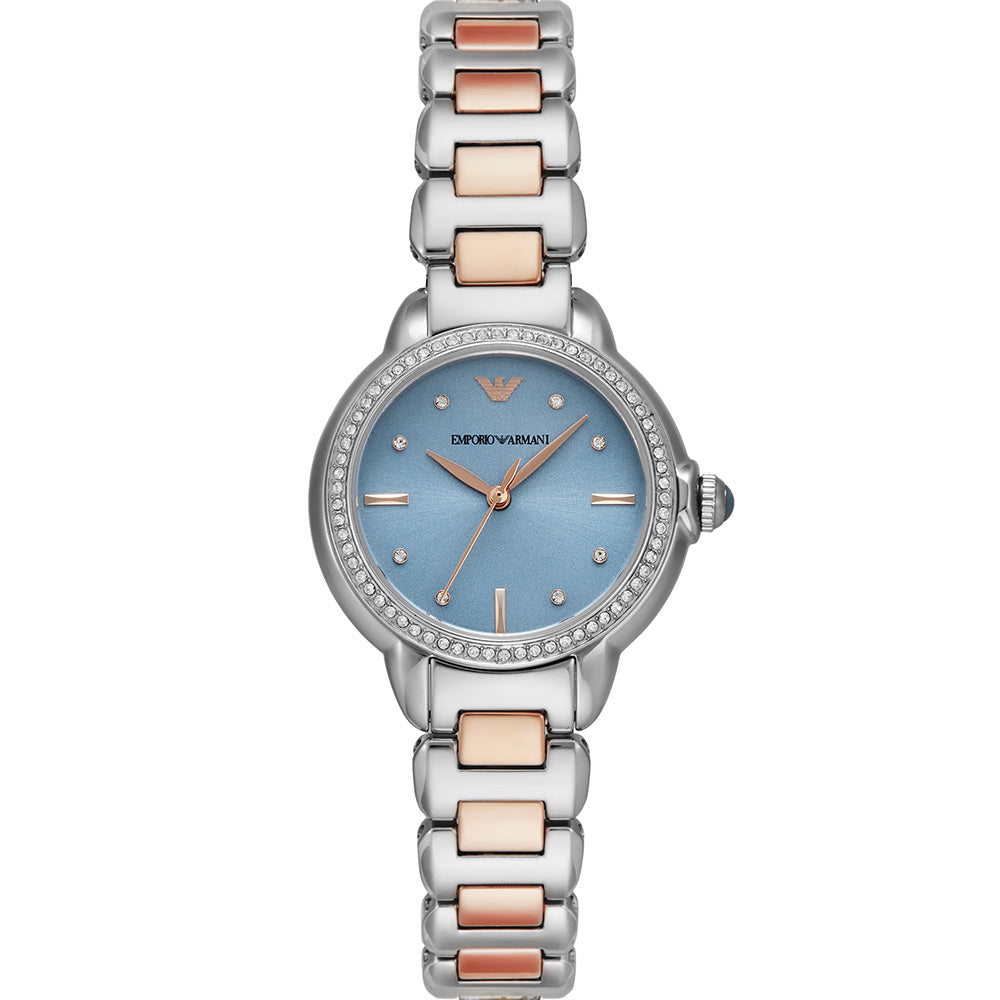 Emporio Armani AR11597 Mia Women's Watch - Luxury Stainless Steel Chronograph for Business & Evening Wear