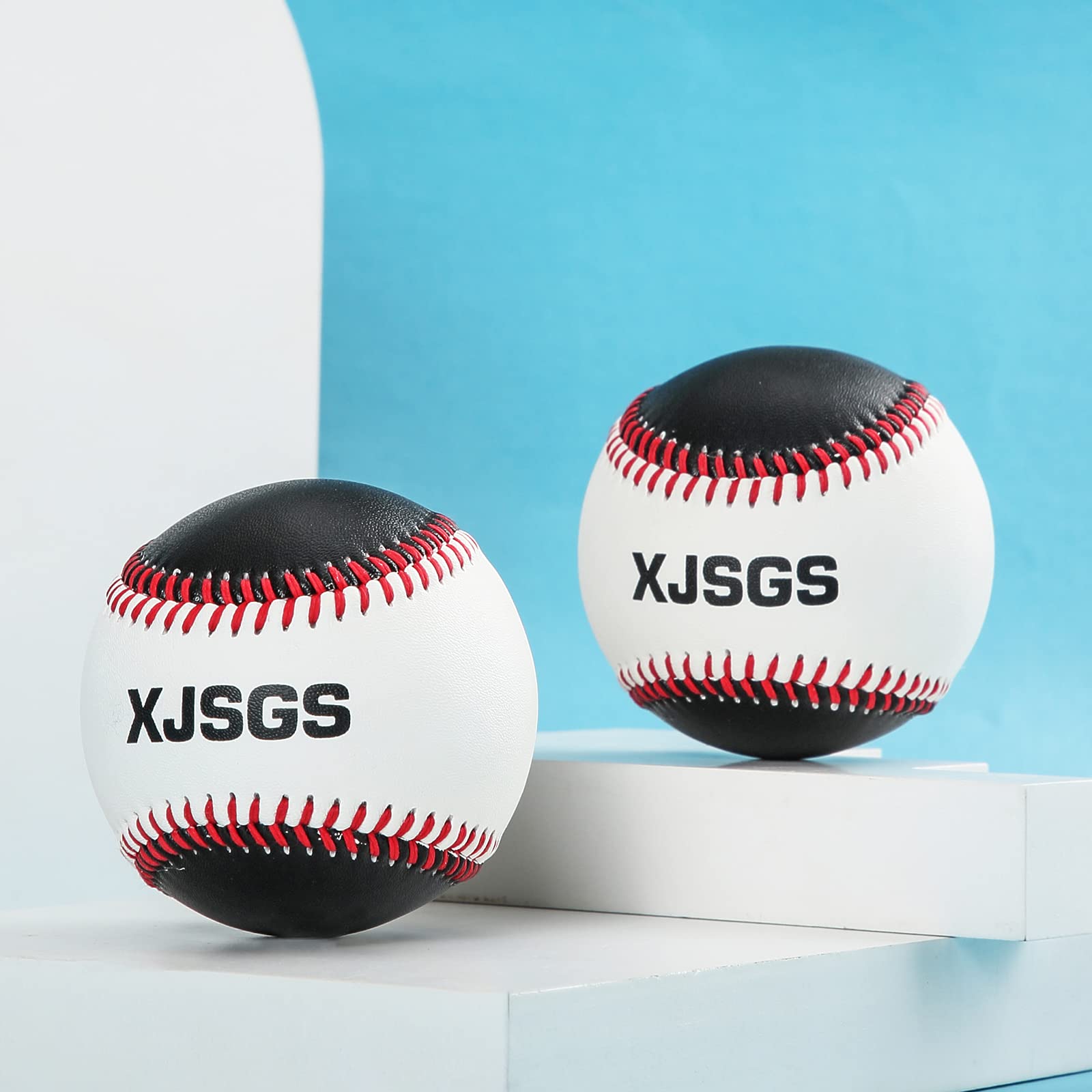 Official League Baseballs for Recreational Use - 9 Inch Standard Size Practice Baseballs for Indoor & Outdoor Training, Games & Sports Activities
