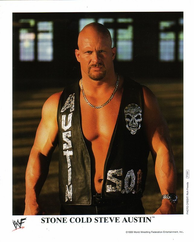 1999 Stone Cold Steve Austin P544 Color Wrestling Action Figure - Collectible WWE Memorabilia for Fans & Display