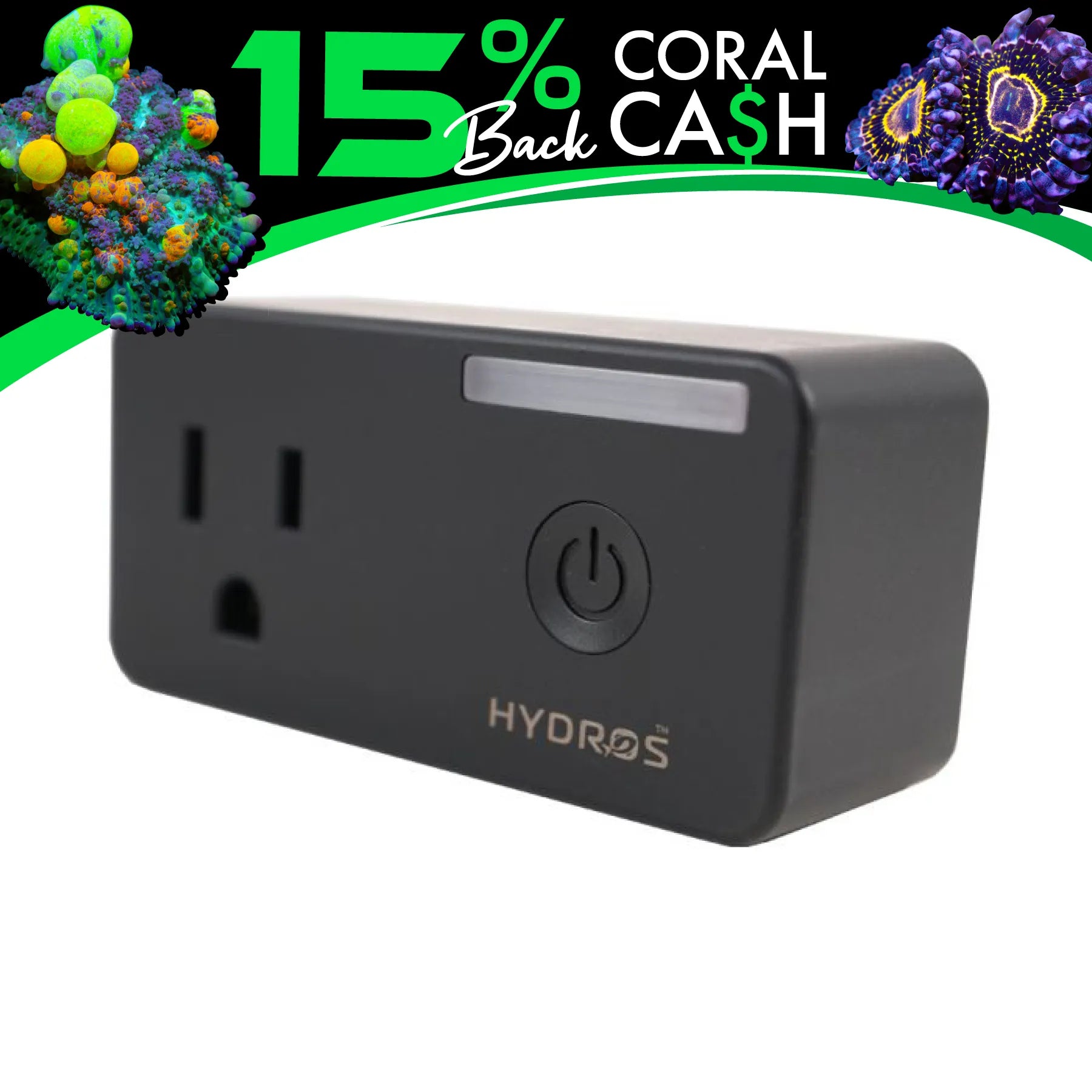 Hydros Smart Plug - WiFi Outlet with Energy Monitoring, Works with Alexa & Google Home - Control Appliances Remotely for Home Automation & Energy Savings