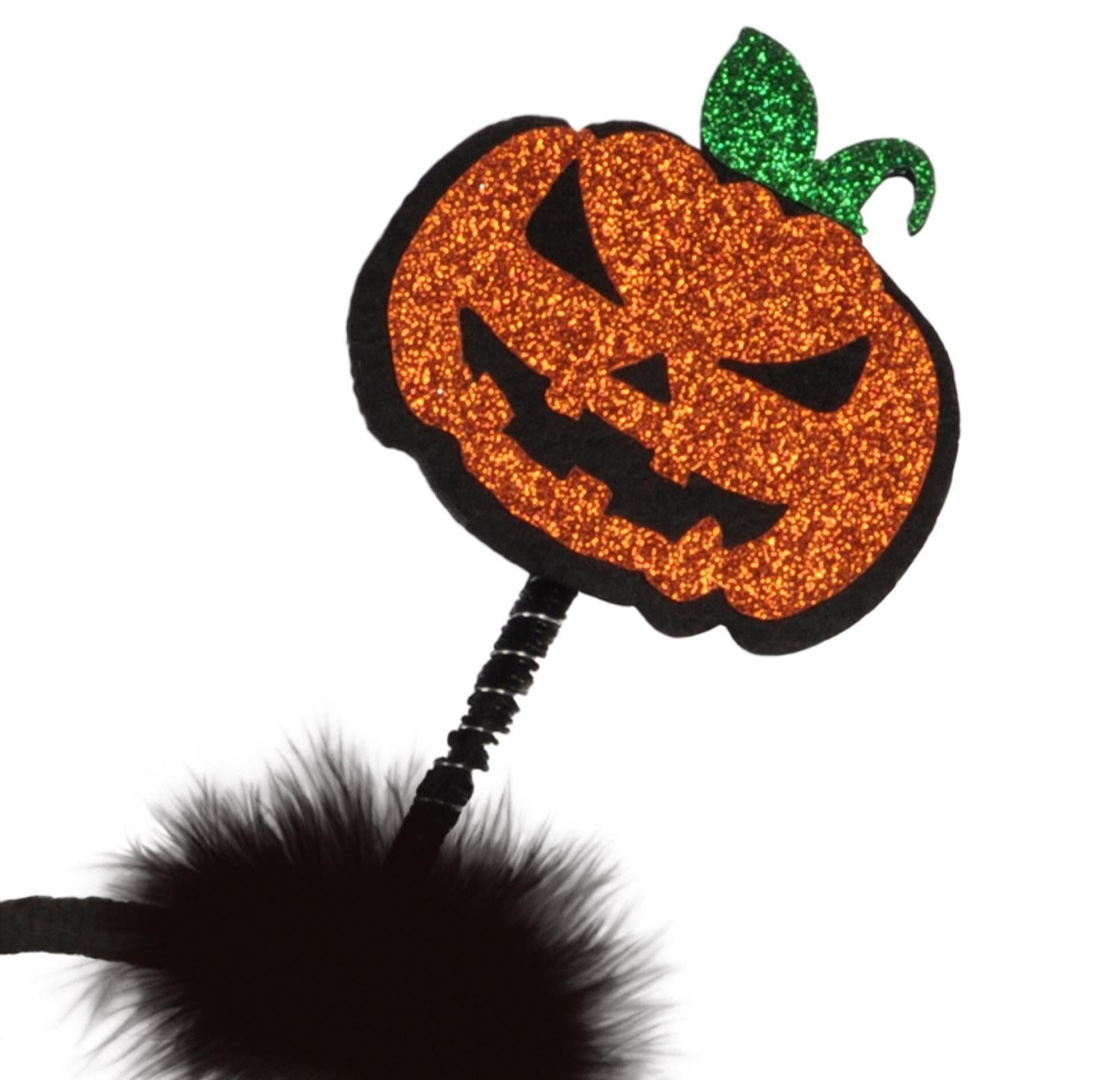 12 Pack Beistle Halloween Glittered Jack O' Lantern Boppers - Party Decorations for Halloween, Trick or Treat, Costume Parties & Home Decor