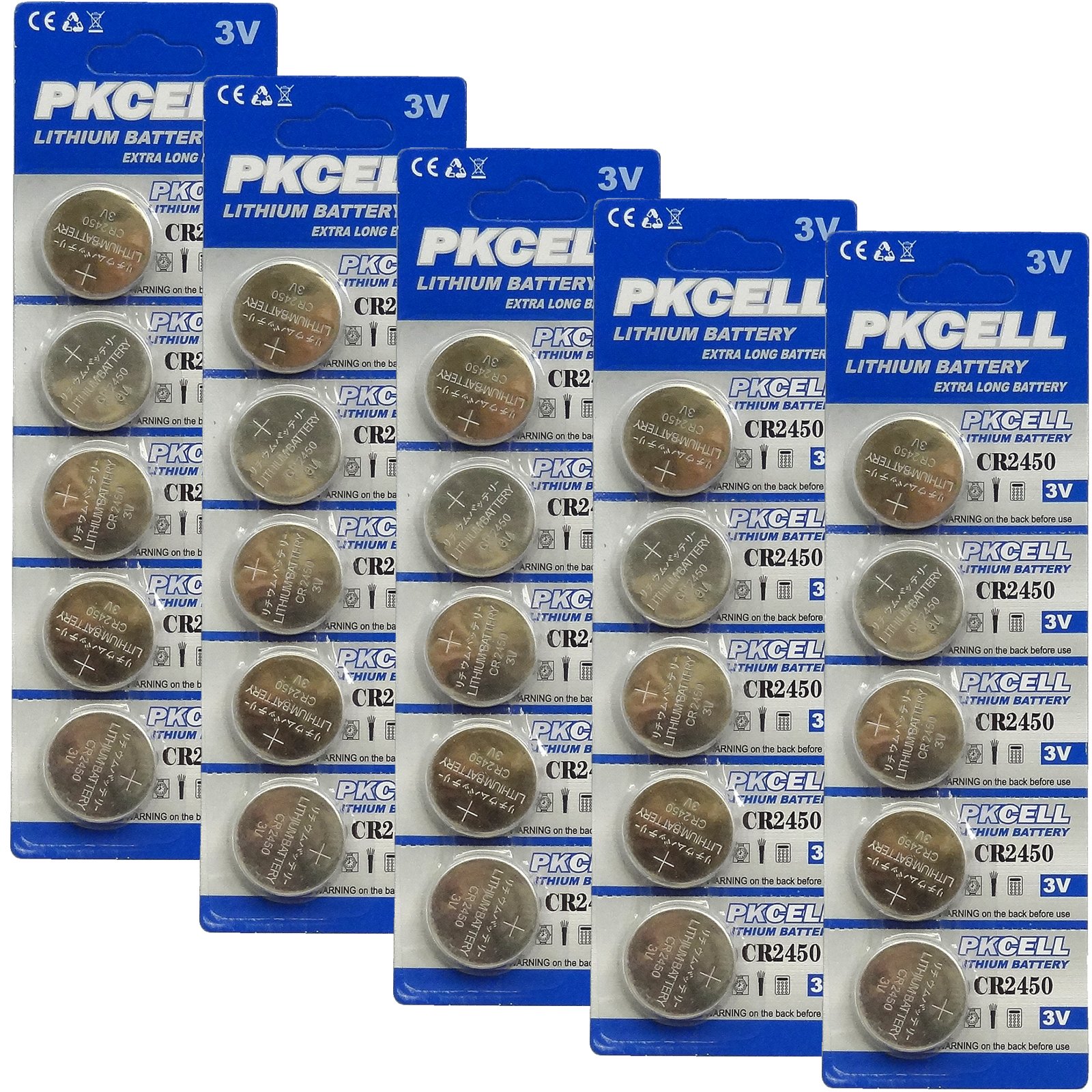 BlueDot Trading 3 Volt CR2430 Lithium Coin Cell Battery - 25 Pack Non-Rechargeable for Watches, Flameless Candles, Calculators & More | Perfect for Home, Office & Electronic Devices (Packaging May Vary)
